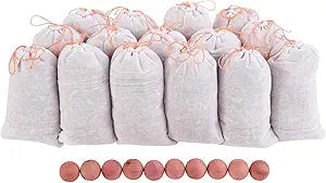 15 Cedar Chip Bags and 10 Cedar Balls for Clothes Storage